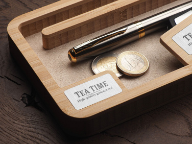 Logotrade promotional merchandise picture of: Wooden desk organiser 1818292