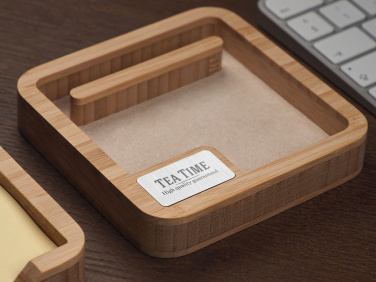 Logo trade promotional merchandise photo of: Wooden desk organiser 1846292