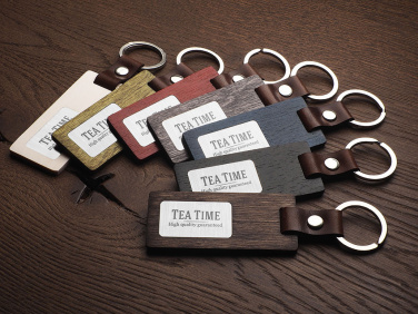 Logotrade business gift image of: Wooden keyring 1853121