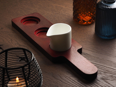 Logo trade corporate gift photo of: Wooden 3 Shot Serving Board 1863121