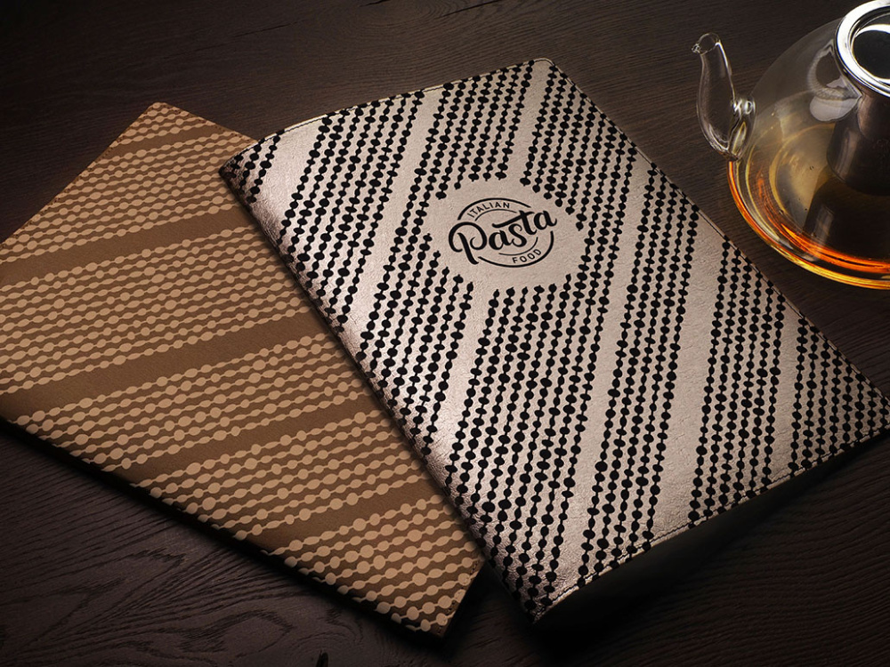Logo trade corporate gifts image of: Menu cover Ambiente 1178301