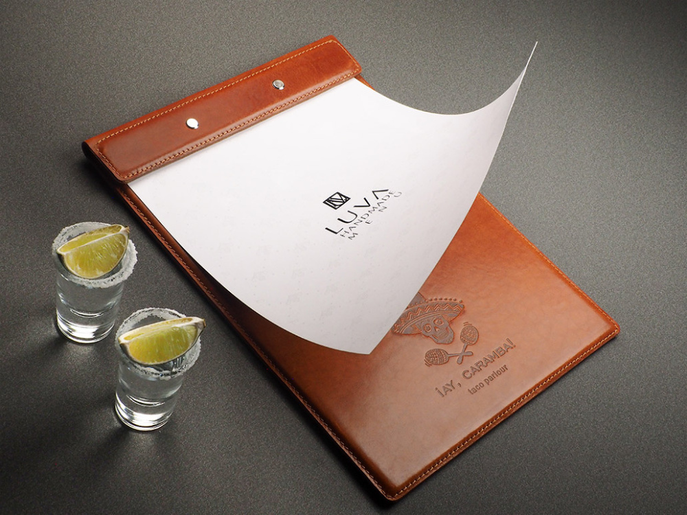 Logotrade promotional merchandise picture of: Menu cover Armstrong 1116141