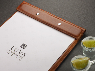 Logo trade promotional giveaways image of: Menu cover Armstrong 1116141