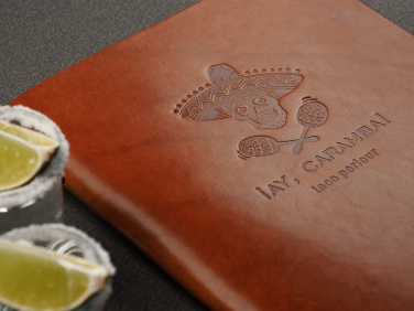 Logo trade promotional items image of: Menu cover Ambiente 1181141