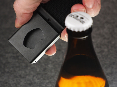 Logo trade advertising products image of: Belt with bottle opener buckle  1134122