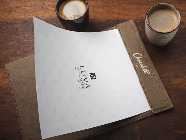 Logo trade promotional gifts image of: Menu cover 1241106