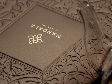 Logo trade promotional products image of: Menu cover Ambiente 1178336
