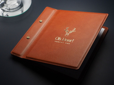 Logo trade promotional giveaways picture of: Menu cover 1085318