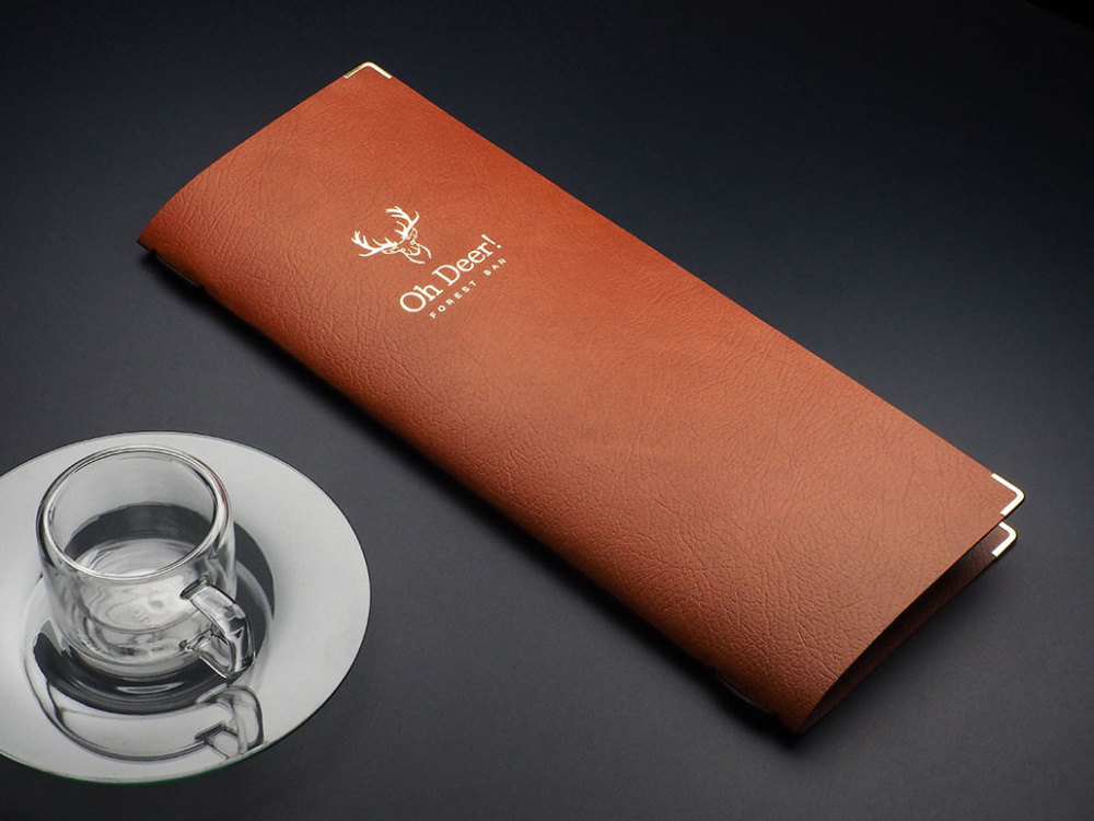 Logo trade business gift photo of: Menu cover Ambiente 1947318