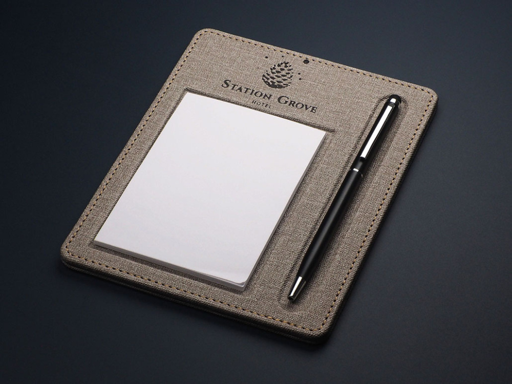 Logo trade advertising products image of: Hotel notepad 1136321