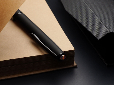 Logotrade corporate gifts photo of: Ball pen with AMBER stone 2070036