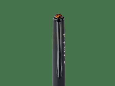 Logo trade promotional merchandise photo of: Ball pen with AMBER stone 2070036