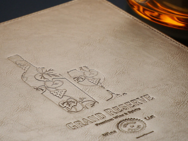 Logo trade promotional giveaways image of: Menu cover Fine Dining Pro 2013322