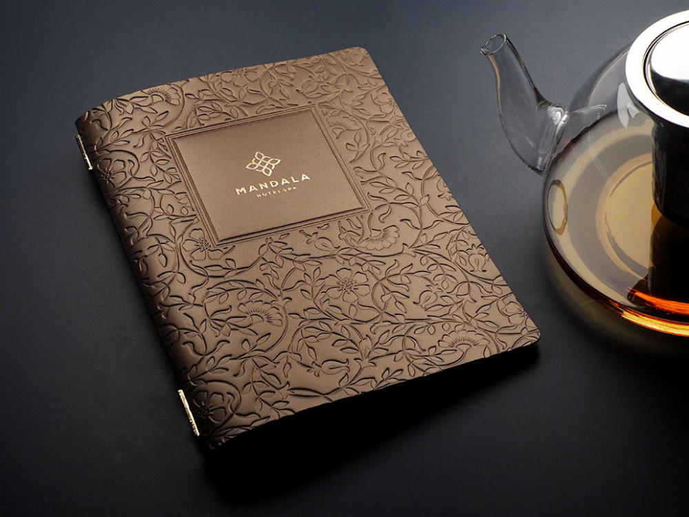 Logo trade business gift photo of: Menu cover Ambiente 1181336