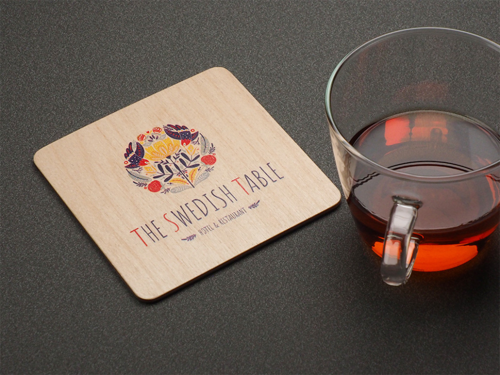 Logo trade promotional items image of: Coaster 1857121