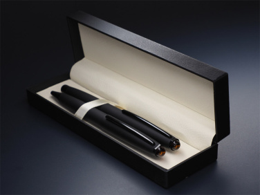 Logotrade business gift image of: Amber Pen set  1235036