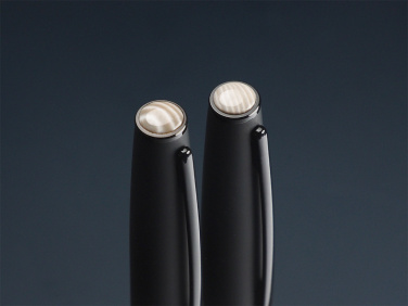 Logotrade promotional items photo of: Striped Flint Pen set 1284036