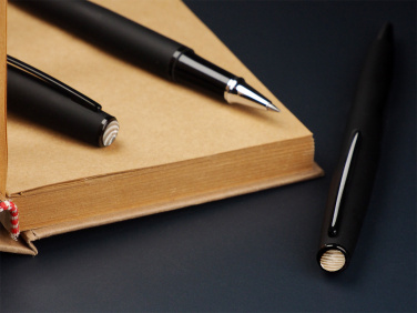 Logotrade promotional merchandise photo of: Striped Flint Pen set 1284036