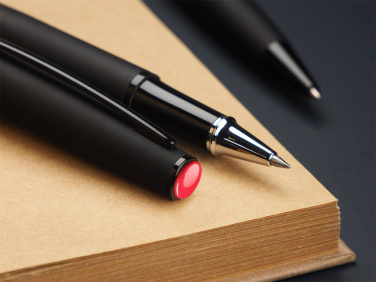 Logotrade promotional items photo of: Coral stone Pen set 1285036
