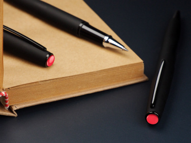 Logotrade business gift image of: Coral stone Pen set 1285036