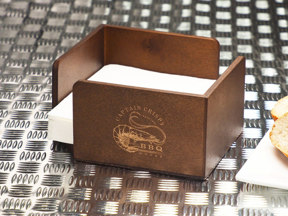 Logo trade promotional giveaways picture of: Napkin box 1957121