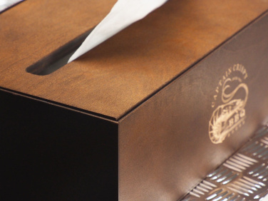 Logo trade promotional items image of: Tissue box 1963121