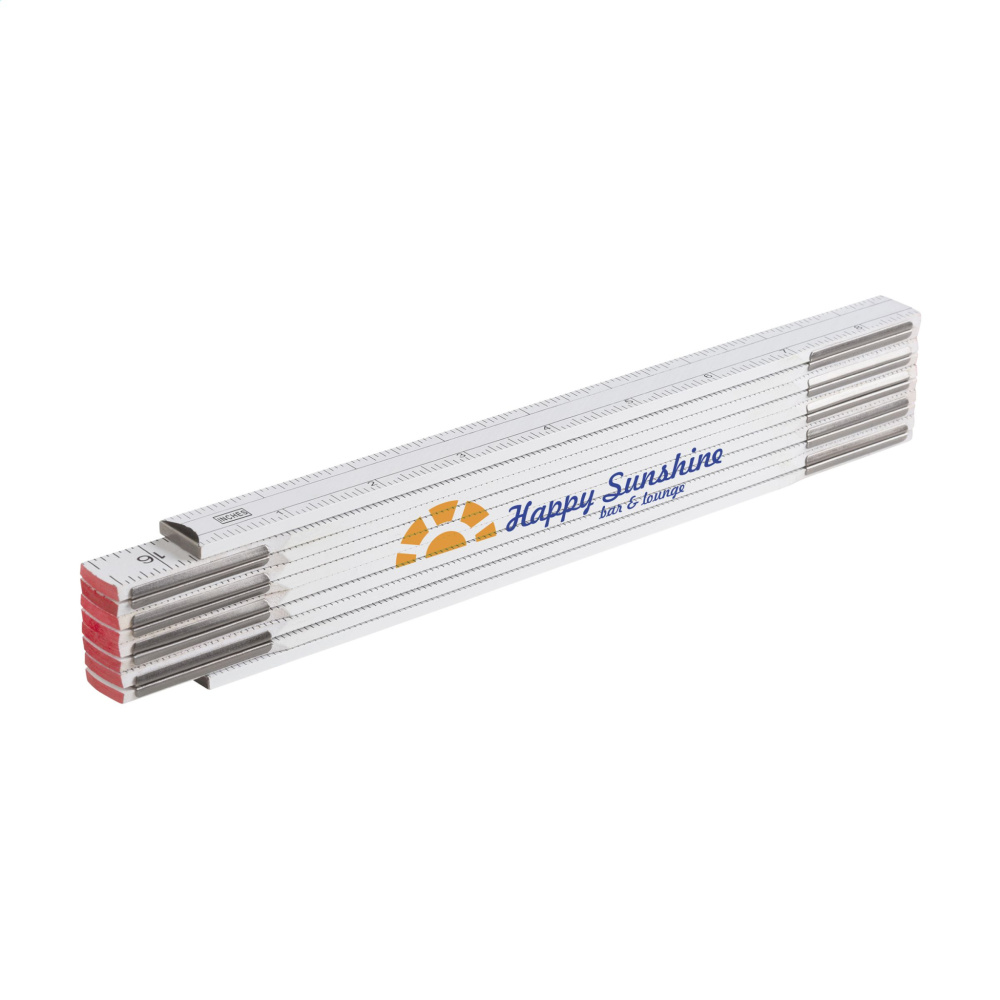 Logo trade promotional merchandise photo of: MetricWoodPro ruler
