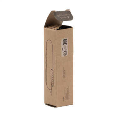 Logo trade promotional products image of: Beechwood Pocket knife