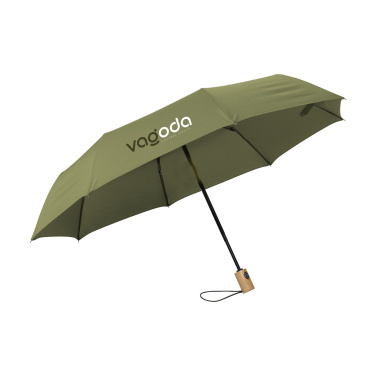 Logo trade promotional merchandise photo of: Michigan foldable RCS RPET umbrella 21 inch