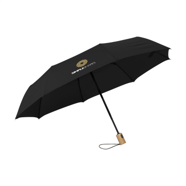 Logotrade corporate gift image of: Michigan foldable RCS RPET umbrella 21 inch