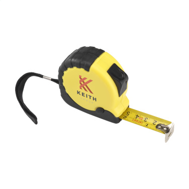 Logo trade promotional merchandise picture of: Midland Recycled 5 metre tape measure
