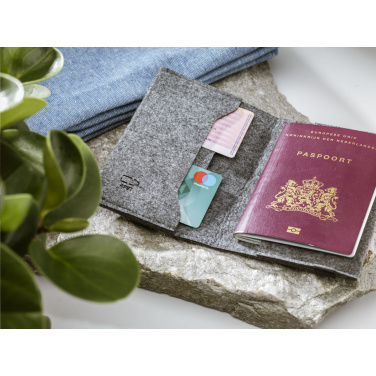 Logotrade promotional merchandise photo of: Identify GRS RPET Felt passport holder