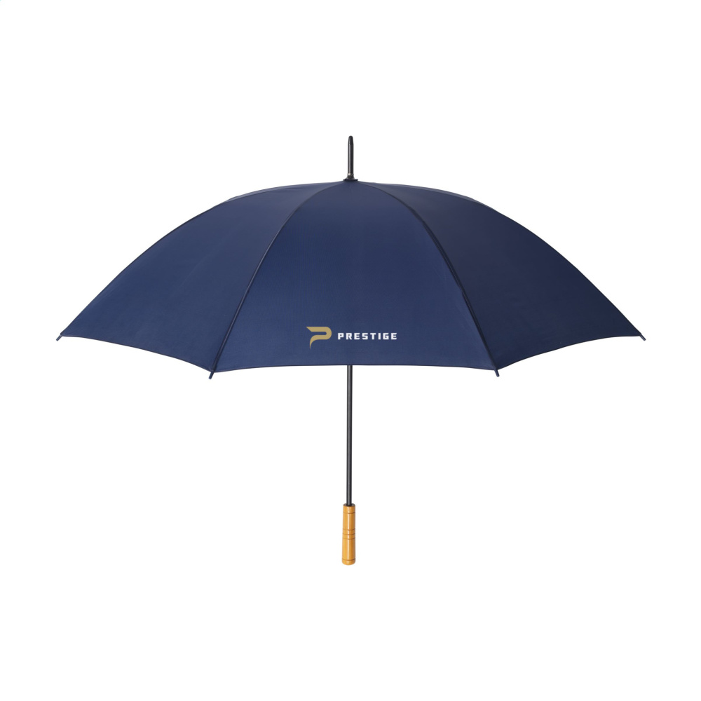 Logo trade promotional item photo of: BlueStorm RCS RPET umbrella 30 inch