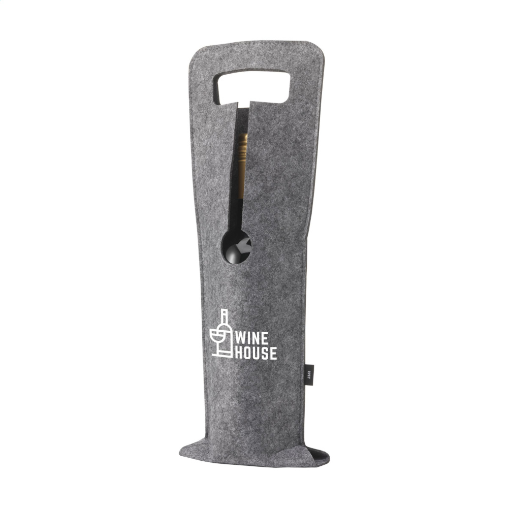 Logotrade promotional gifts photo of: Wine Bag-to-Give GRS RPET