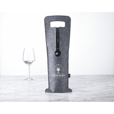 Logo trade corporate gift photo of: Wine Bag-to-Give GRS RPET