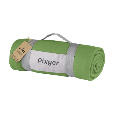 Logotrade promotional product picture of: SuperSoft RPET (180 g/m²) fleece blanket