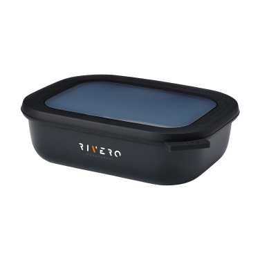 Logo trade promotional gifts image of: Mepal Cirqula multi use rectangular bowl 1 L lunchbox