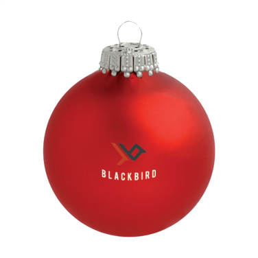 Logotrade business gift image of: Christmas Bauble Ø 6 cm - Made in Europe