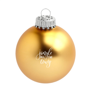 Logotrade promotional item image of: Christmas Bauble Ø 6 cm - Made in Europe