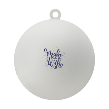 Logo trade promotional items image of: Christmas Bauble Ø 7 cm Recycled PP - Made in Europe