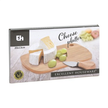 Logotrade promotional gifts photo of: Bamboo Cheese Platter 2-pcs