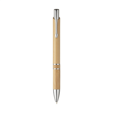 Logo trade promotional merchandise photo of: Ebony Bamboo pen