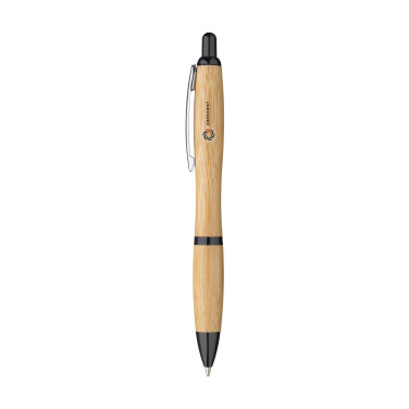 Logo trade business gifts image of: Athos Bamboo pen
