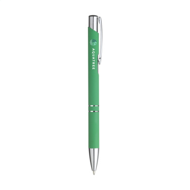 Logotrade promotional product picture of: Ebony Soft Touch Accent pen