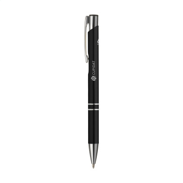 Logo trade business gifts image of: Ebony Recycled Alu pens