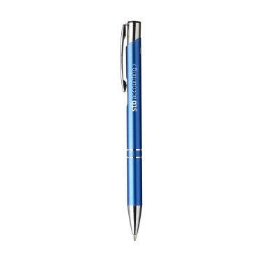 Logo trade promotional gift photo of: Ebony Recycled Alu pens
