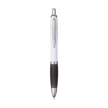Logo trade business gifts image of: Athos Trans GRS Recycled ABS pen