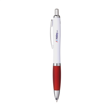 Logo trade promotional item photo of: Athos Trans GRS Recycled ABS pen