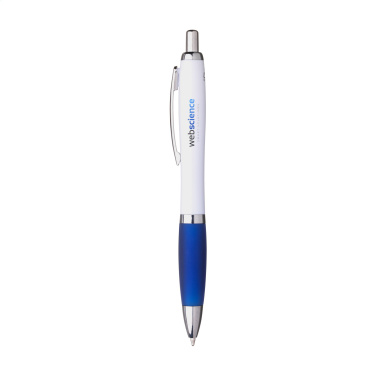 Logotrade advertising products photo of: Athos Trans GRS Recycled ABS pen