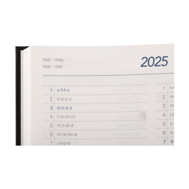 Logotrade promotional product picture of: Eurodirect Balacron diary A5 4-languages